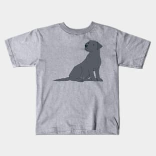 Black Labrador Retriever Dog Kids T-Shirt